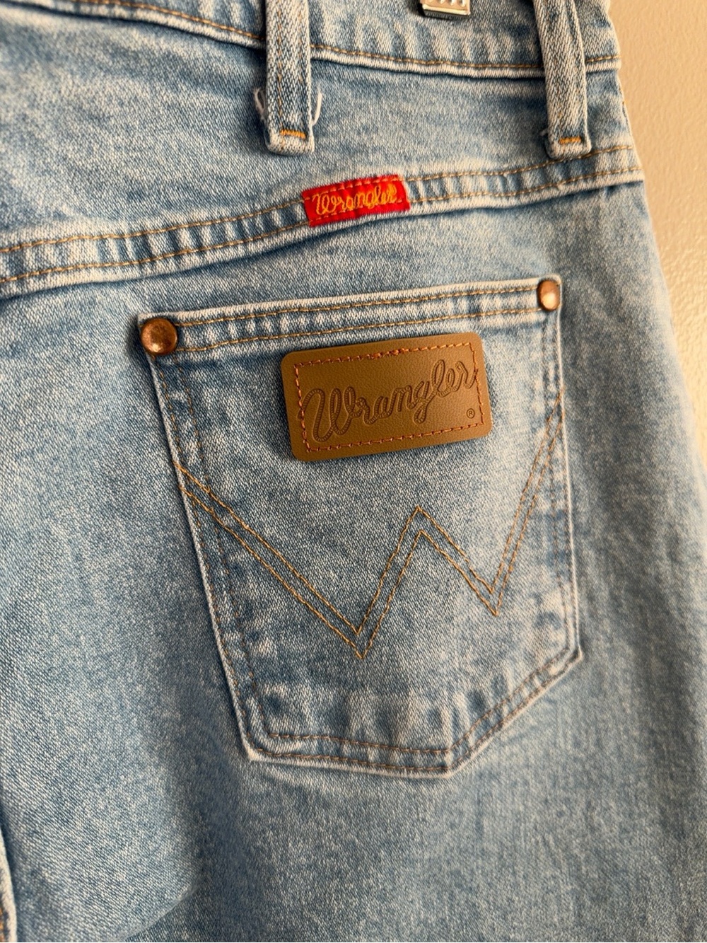 Wrangler Cowboy Cut Slim Fit Jeans 11x34 Antique Wash High Rise Western - Picture 5 of 7
